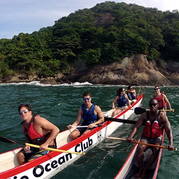 Hawaiian Outrigger Canoe Adventure: Paddling tour in Rio de Janeiro